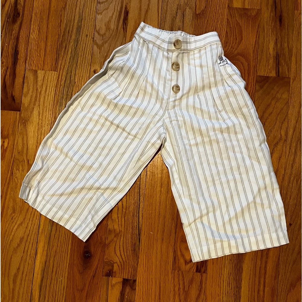 Blara organic house kid Linen Wide Leg Pants size 6Y